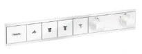 SET DE FINITION HANSGROHE RAINSELECT mat blanc encastre pour 4 systems