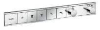 SET DE FINITION HANSGROHE RAINSELECT chromé encastre pour 5 systems