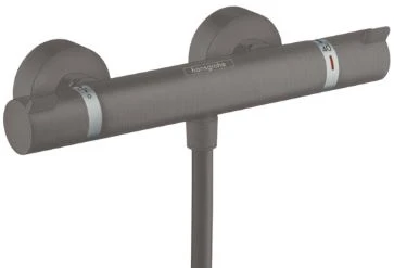 Hansgrohe Ecostat Comfort rob. thermost. douche apparent noir brossé