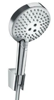 Hansgrohe Raindance air douchette à main Powderrain chromé Porter set - flexible 125cm