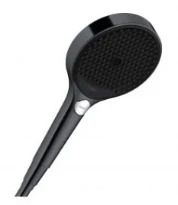 Hansgrohe Rainfinity douchette 130 MM 3 jets noir mat avec bouton Select