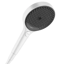 Hansgrohe Rainfinity douchette 130 MM 3 jets HD ECosmopolitanblanc mat avec bouton Select