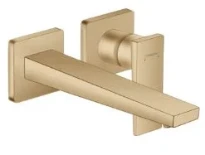 Hansgrohe Metropole mitigeur lavabo 2-trous mural encastré bronze brossé bec 22,5 cm