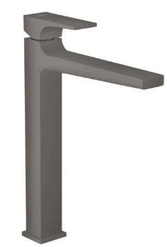 Hansgrohe Metropole mitigeur lavabo Comfort Z260 noir brossé sailli 204 mm, avec vidage push-open