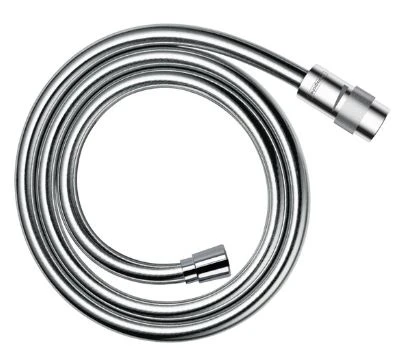 Hansgrohe Isiflex flexible de douche 1/2 x 1250 mm - chromé - 1 écrou conique et 1 écrou cylindrique