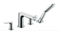 MELANGEUR BAIGNOIRE HANSGROHE METRIS chromé
