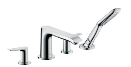 MELANGEUR BAIGNOIRE HANSGROHE METRIS chromé