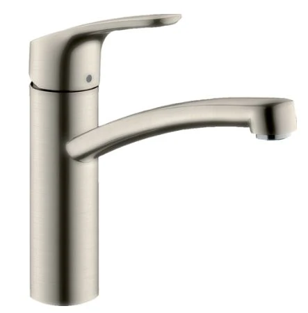 Hansgrohe Focus mitigeur cuisine inox look