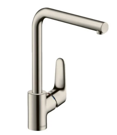 Hansgrohe Focus mitigeur cuisine optique inox