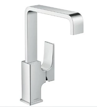 Hansgrohe Metropole mitigeur lavabo comfort Z230 chromé sailli 165 mm, PushOpen vidage