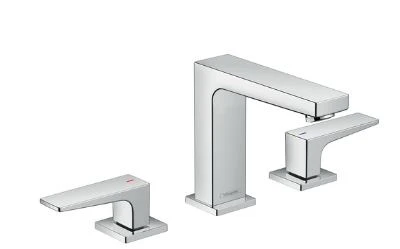 MELANGEUR DE LAVABO 3-TROUS HANSGROHE METROPOL chromé
