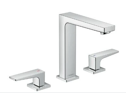 MELANGEUR DE LAVABO 3-TROUS HANSGROHE METROPOL chromé