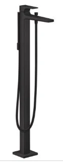 Hansgrohe Metropole mitigeur bain pose libre au sol noir mat