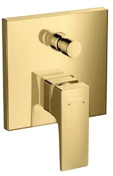 MELANGEUR BAIGNOIRE A ENCASTRER HANSGROHE METROPOL polished gold optic mural
