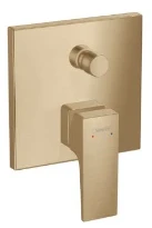 MELANGEUR BAIGNOIRE A ENCASTRER HANSGROHE METROPOL brushed bronze