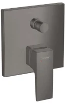 MELANGEUR BAIGNOIRE A ENCASTRER HANSGROHE METROPOL brushed black