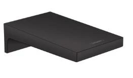 Hansgrohe Metropole bec pour baignoire montage mural noir mat sailli 185 mm
