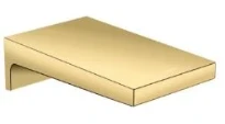 ECOULEMENT BAIGNOIRE HANSGROHE METROPOL polished gold optic montage murale saillie 185 mm