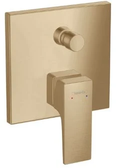 Hansgrohe Metropole modèle encastré mitigeur bain mural bronze brossé