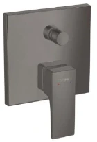 Hansgrohe Metropole modèle encastré mitigeur bain mural noir brossé