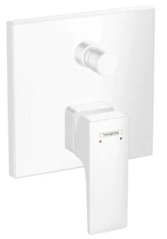 MELANGEUR BAIGNOIRE A ENCASTRER HANSGROHE METROPOL mat blanc mural