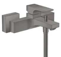Hansgrohe Metropole mitigeur bain apparent noir brossé sailli 180 mm