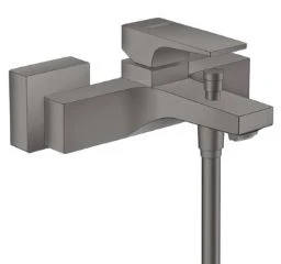 Hansgrohe Metropole mitigeur bain apparent noir brossé sailli 180 mm