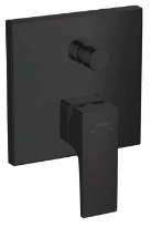 MELANGEUR BAIGNOIRE A ENCASTRER HANSGROHE METROPOL mat noir