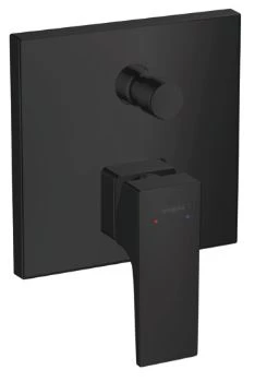 MELANGEUR BAIGNOIRE A ENCASTRER HANSGROHE METROPOL mat noir