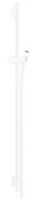 Hansgrohe Unica S Puro barre de douche 22 MM 900 MM  blanc mat barre de douche, flexible de douche, pièce coulissante