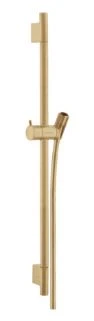 Hansgrohe Unica S Puro barre de douche 22 MM 650 MM bronze brossé barre de douche, flexible de douche, pièce coulissante