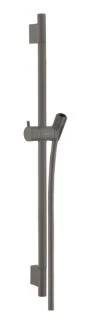 Hansgrohe Unica S Puro barre de douche 22 MM 650 MM  noir brossé barre de douche, flexible de douche, pièce coulissante