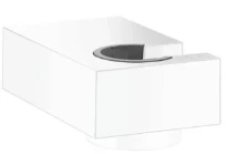 Hansgrohe Porter support douchette E mural blanc mat pour flexibles avec konische écrou