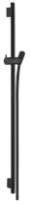 Hansgrohe Unica S Puro barre de douche 900 mm - noir mat - avec flexible de douche 1/2 x 1600 mm