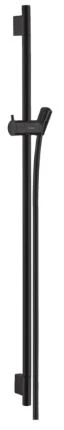 Hansgrohe Unica S Puro barre de douche 900 mm - noir mat - avec flexible de douche 1/2 x 1600 mm