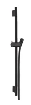 Hansgrohe Unica S barre de douche PURO 650 MM ! 22 MM mat noir barre de douche, flexible de douche, curseur