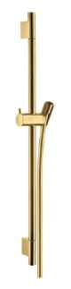 Hansgrohe Unica S Puro barre de douche 22 MM 650 MM  polished gold optic barre de douche, flexible de douche, pièce coulissante