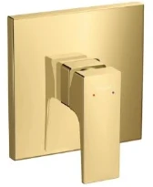 MELANGEUR DE DOUCHE A ENCASTRER HANSGROHE METROPOL polished gold optic