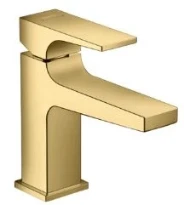MELANGEUR DE LAVABO HANSGROHE METROPOL polished gold optic