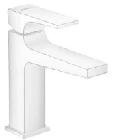 Hansgrohe Metropole mitigeur lavabo comfort Z110 blanc mat sailli 135 mm, PushOpen vidage