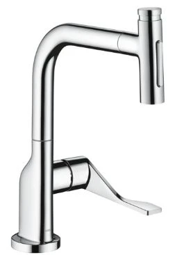 MELANGEUR DE CUISINE AXOR CITTERIO chromé levier unique avec douchette extractible, 2 jet select