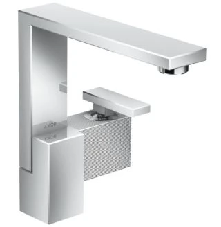 MELANGEUR DE LAVABO MONO-COMMANDE AXOR EDGE chromé ComfortZone 190 avec vidage Push-Open - coupe diamant
