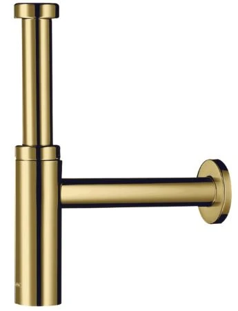 Hansgrohe Flowstar S siphon 5/4 330 MM polished gold optic pour lavabo