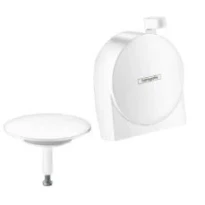 Hansgrohe Exafill S set de finition pour vidage baignoire - blanc mat