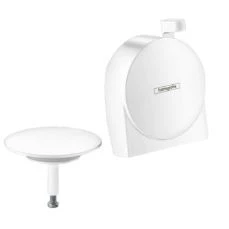 Hansgrohe Exafill S set de finition pour vidage baignoire - blanc mat