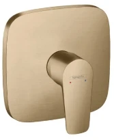 SET DE FINITION DOUCHE HANSGROHE TALIS E brushed bronze mural encastre mitigeur douche