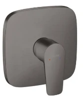 SET DE FINITION DOUCHE HANSGROHE TALIS E brushed black mural encastre mitigeur douche