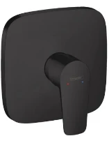 SET DE FINITION DOUCHE HANSGROHE TALIS E mat noir mural encastre mitigeur douche