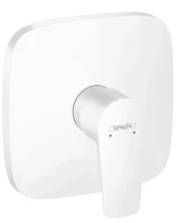 SET DE FINITION DOUCHE HANSGROHE TALIS E mat blanc mural encastre mitigeur douche