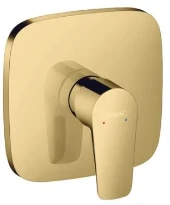 SET DE FINITION DOUCHE HANSGROHE TALIS E polished gold optic mural encastre mitigeur douche